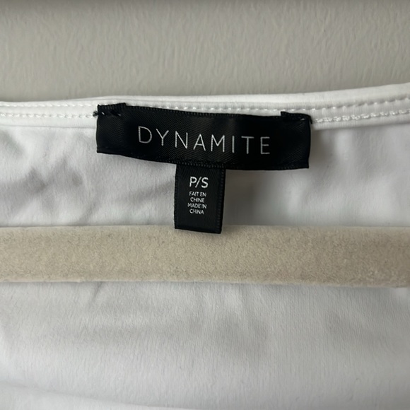 DYNAMITE JULES SHORT SLEEVE SCOOP NECK BODYSUIT - Picture 6 of 6